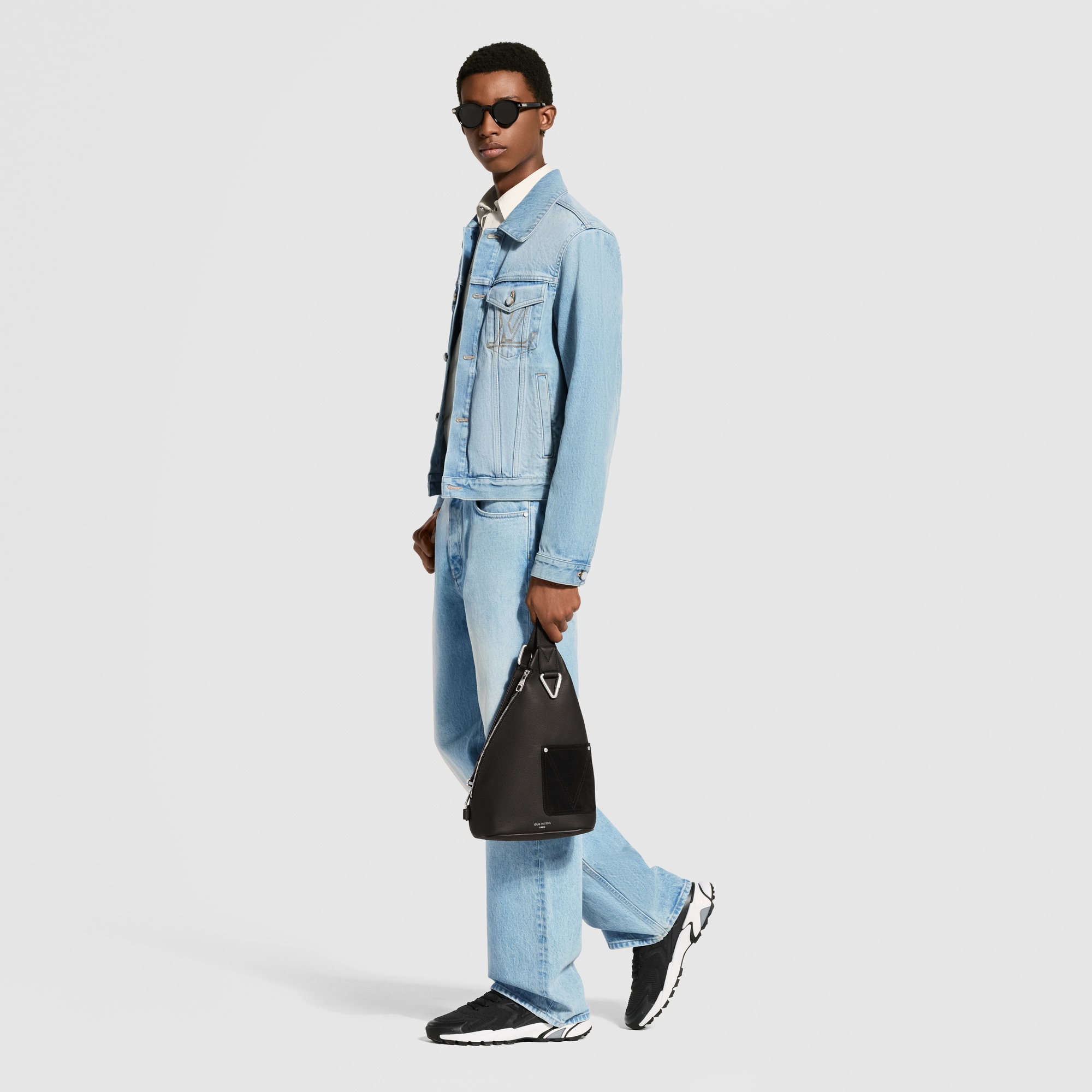 Wide Leg Fit Denim Pants - Men - Ready-to-Wear | LOUIS VUITTON ®